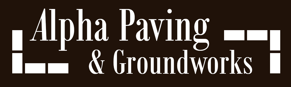 Alpha Paving & Groundworks logo