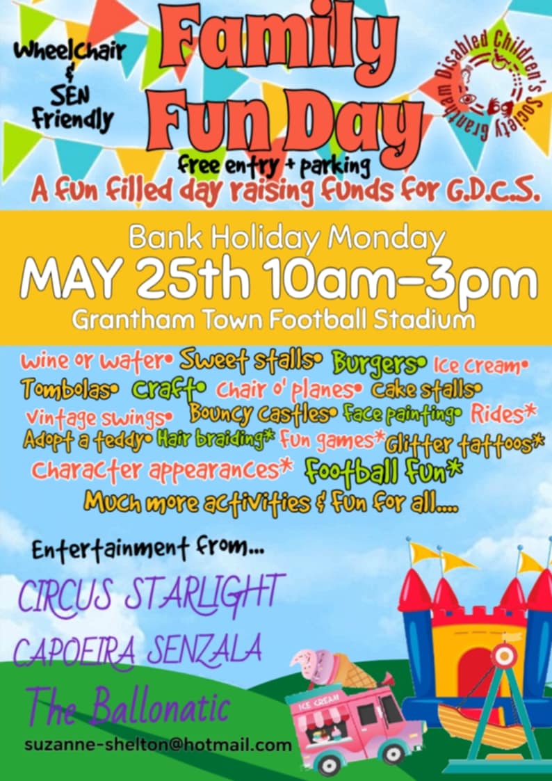 Family Fun Day, Grantham Disabled Children Society