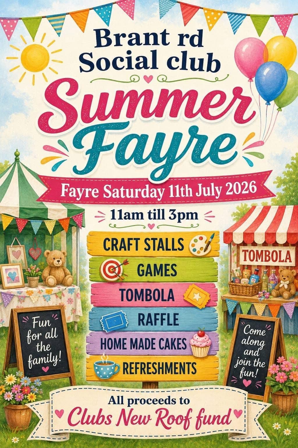 Brant Road Social Club Summer Fayre