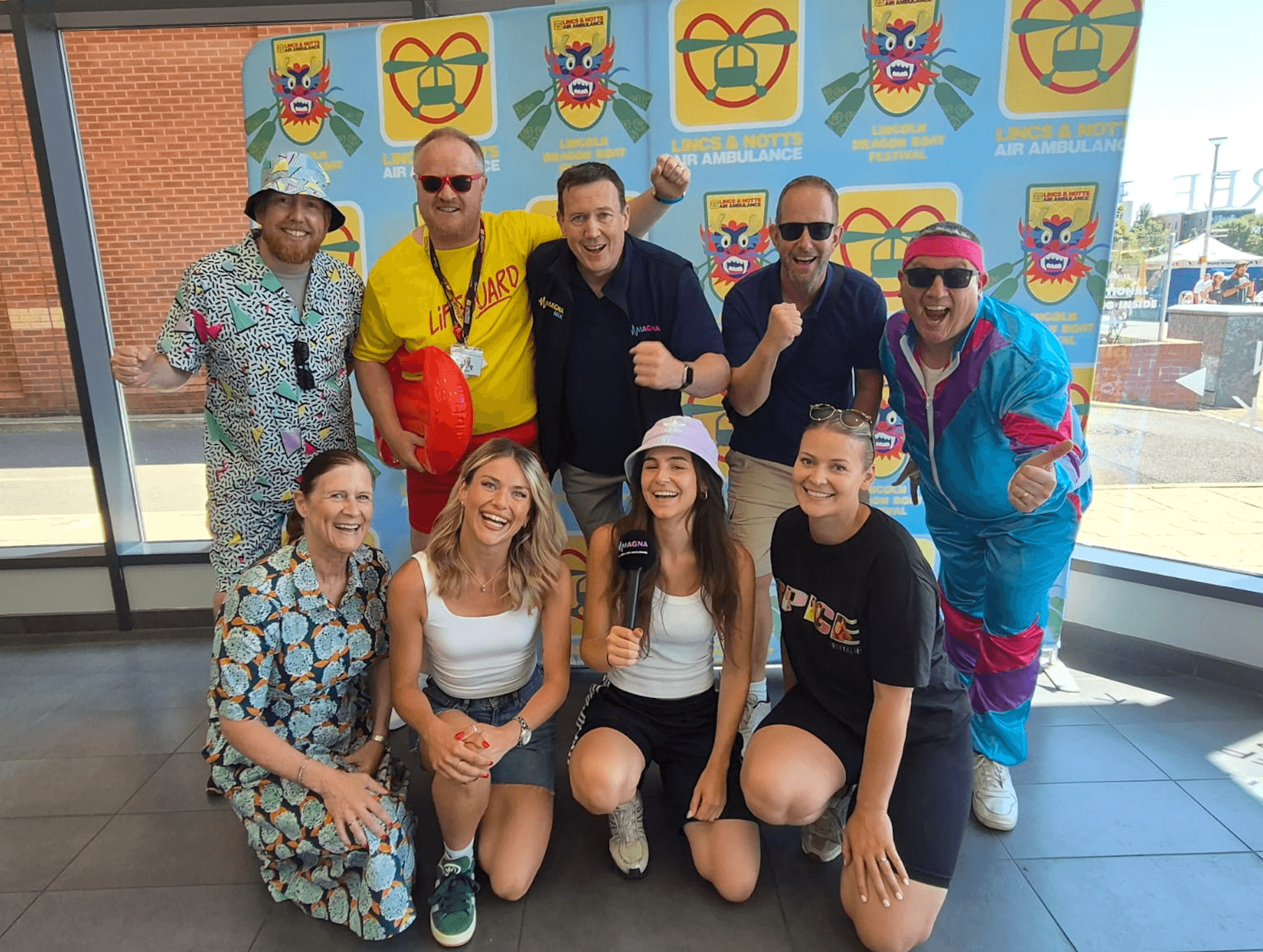 Magna Radio Makes a Splash at Lincoln Dragon Boat Race to Support Lincs & Notts Air Ambulance