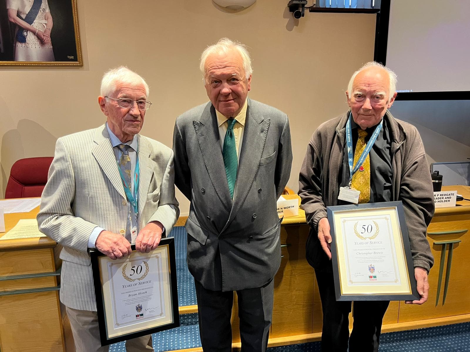 Councillors Celebrate 50 Years of Service to South Holland